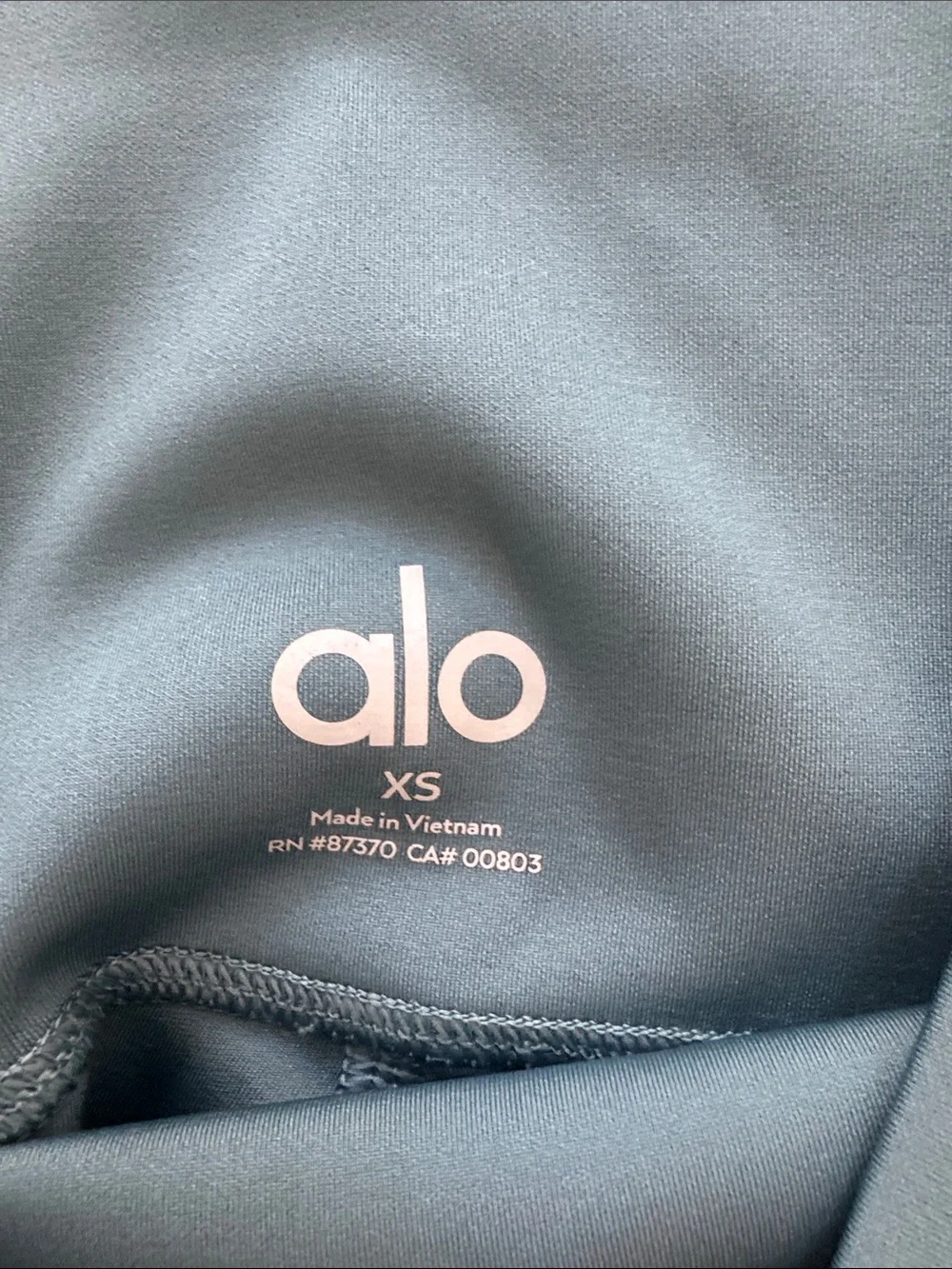 ALO Yoga High-Waist Teal Leggings